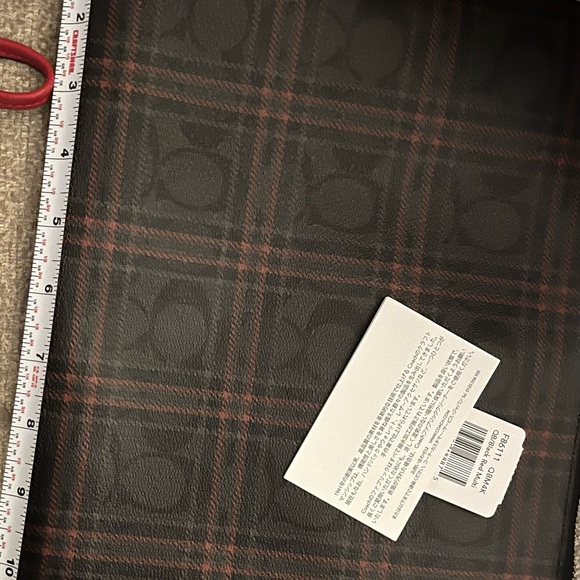 NWT! Coach 4 piece Gingham Canvas Tote 4 set-Veterans day sale - Picture 7 of 14